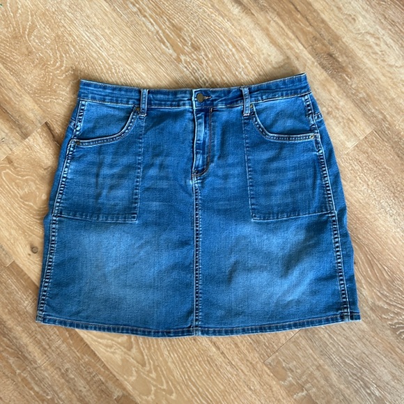 Calvin Klein Jean Skirt size W 33 - Picture 2 of 10